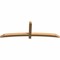 Ekena Millwork Bellingham Timber Gable Bracket, Western Red Cedar, 84"W x 28"H x 3 1/2"D x 3 1/2"F, 8/12 Pitch GBW084X28X0404BEL00SWR - alternate 4